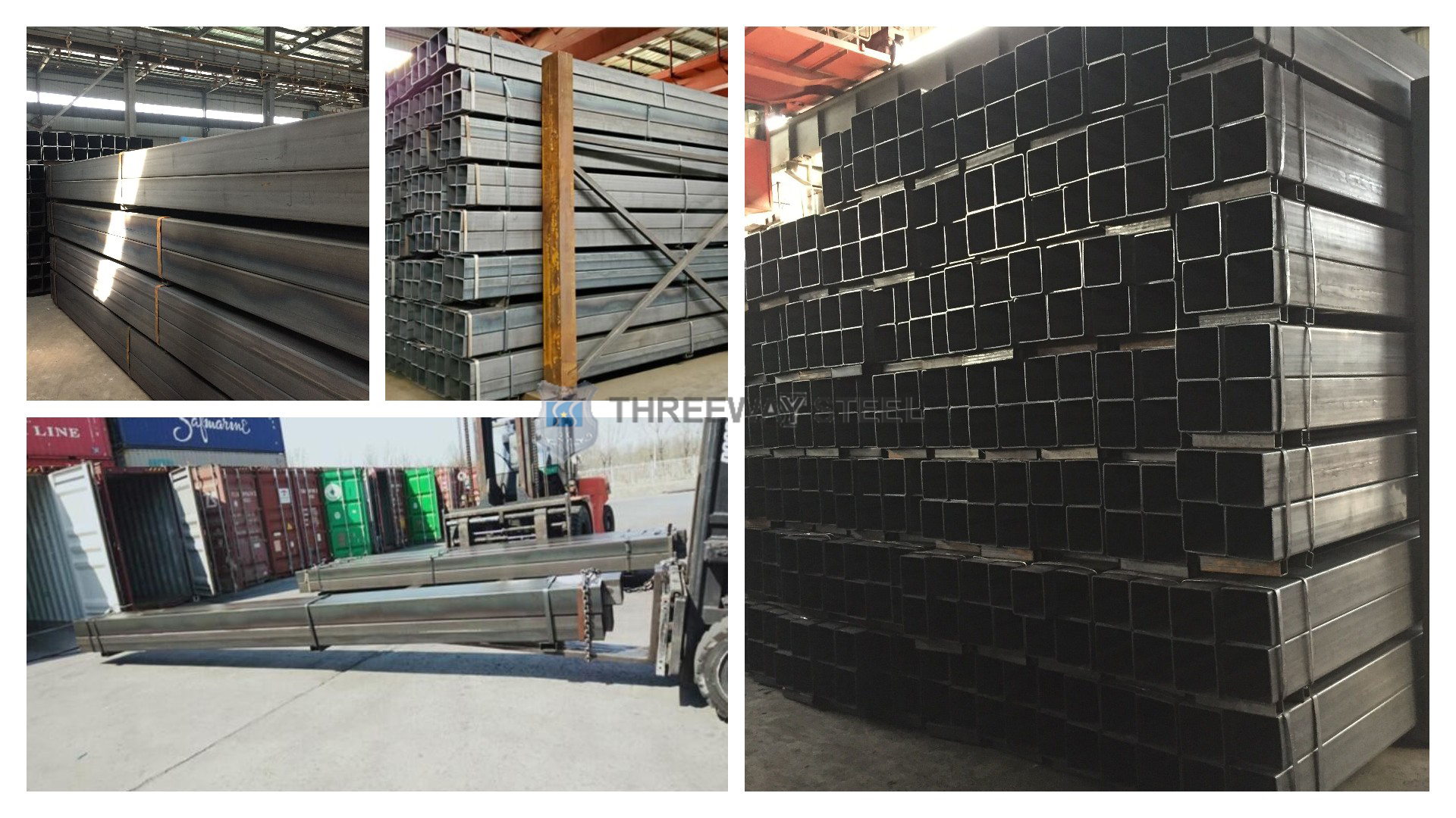 exporta&ccedil;&atilde;o de tubo de a&ccedil;o quadrado