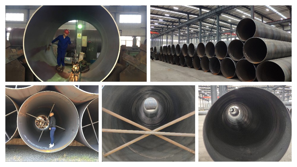 tubo de aço SSAW de grande diâmetro